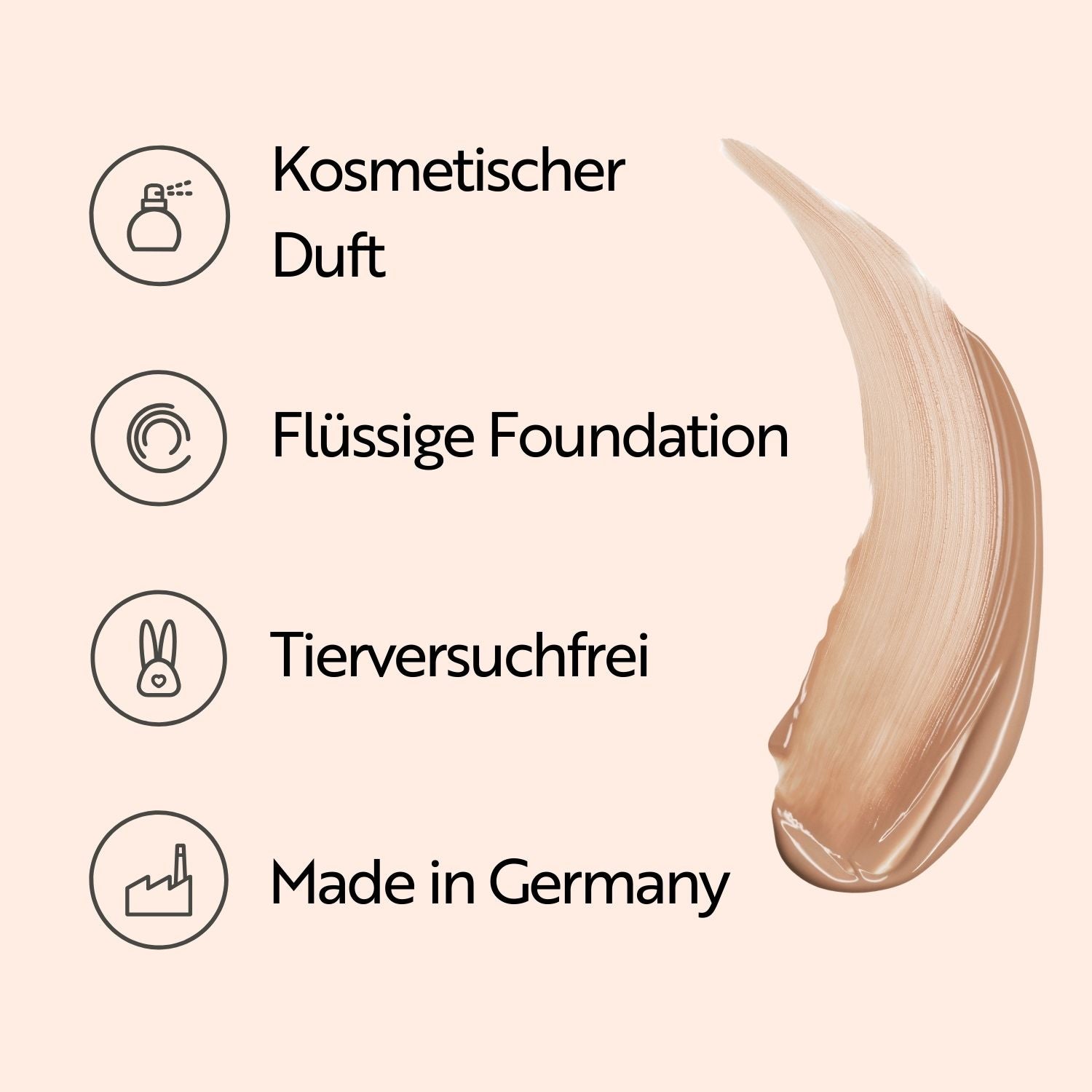 M. Asam Magic Finish Serum Foundation - Creamy Nude